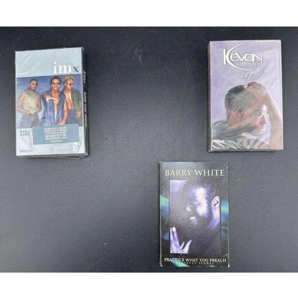 IMx Kevon Edmonds Barry White R_B‎ Soul Cassette Tape Lot Sealed 057 (120)